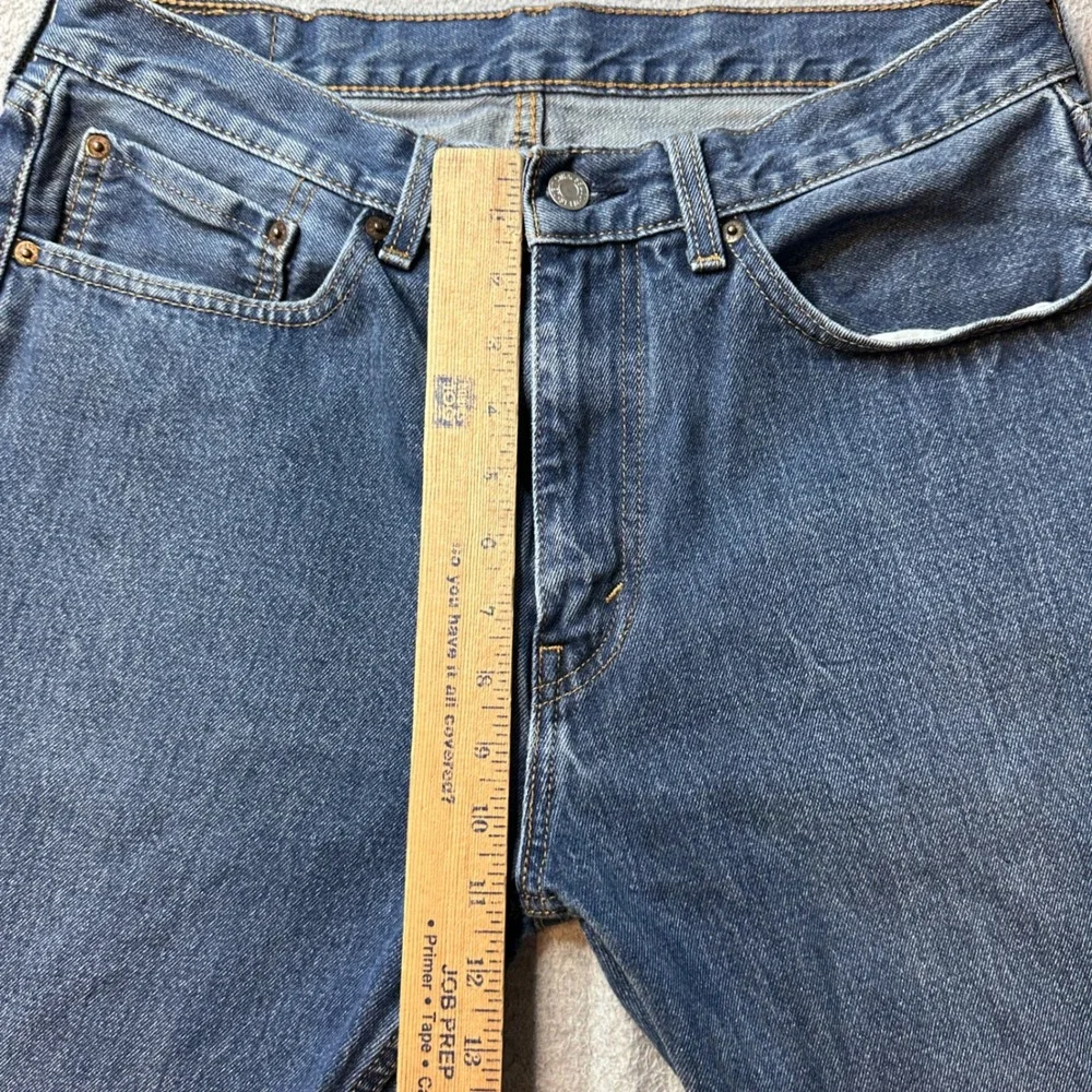 Levi's 505 Jeans Mens 34x30 (33x28) Straight Leg Blue Medium Wash Denim 5-Pocket